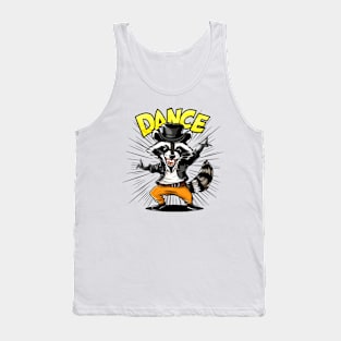 Dancing raccoon Tank Top